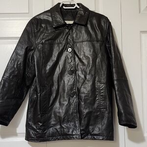 Classic Black Leather Jacket